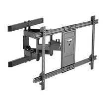 Monoprice LED TV용 풀 모션 관절형 TV 벽 마운트 브래킷 109.2cm(43인치)에서 228.6cm(90인치) 최대 무게 59.9kg(130파운드) 7.6cm(3