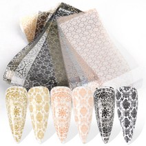 도자기전사지 색종이 도자기용전사지 10pcs 만다라 네일 호일 스티커 보헤미아 스타일 토템 꽃 전송 종이 자연 diy 데칼 매니큐어 장식 랩 chxk1028, 526팩