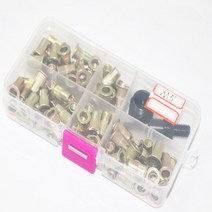 핸드 리벳 너트 건 헤드 너트 설치 수동 riveter rivnut 도구 액세서리 너트 m3 m4 m5 m6 m8 m10 m12
