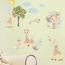 데코시트 시트지작업 소피 더 지라프