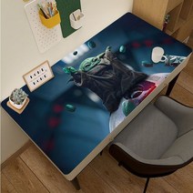 게이밍 의자디즈니 스타 워즈 마스터 베이비 요다 90x40cm 큰 두꺼운 마우스 패드 키보드 노트북 테이블 매, 01 A1_06 LockEdge800x300x3mm