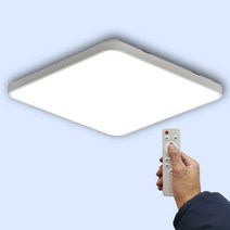 LED 50W 스마트 슬림 시스템 방등 리모컨 타입 삼성모듈칩, 1개