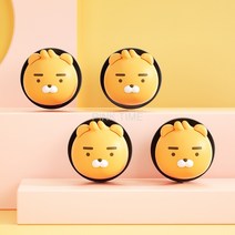 카카오프렌즈 정품인증 자동차 후크 캐릭터 큐티 앞좌석 사이드 카 액세서리 대 전 차량용 차량 수납용 홀더, 라이언
