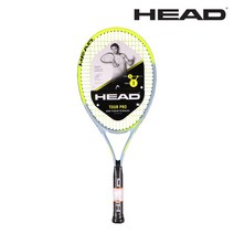 [테니스럭실론] 헤드 투어 프로 STR 테니스라켓 + 손목 밴드 7cm 2p 세트, 라임+그레이(라켓), 랜덤발송(손목 밴드)
