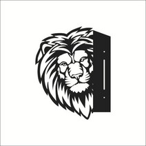 정원조형물 조각상 금속 엿보는 말 야외 정원 장식품 예술 농장 마당 벽 나무 펜던트 장식 동상 조각, [04] lion