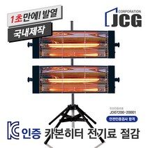 i-solar[아이솔라] 매트블랙 시리즈 나노카본 적외선 전기히터 공업용히터, 매트블랙202스탠드형