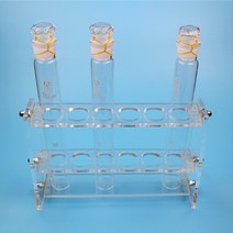 규격선택 조립식 시험관대 비색관 유리 원두 진열대 유리관, A-1 아크릴시험관대 25ml용x12구