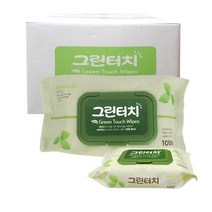 그린터치 물티슈 캡형 100매 피톤치드 30팩