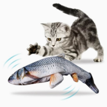 춤추는물고기 움직이는 생선 물고기인형 고양이장난감, 니모
