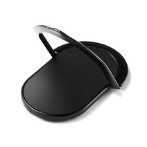 포티즌 360도 초슬림 마그네틱 스마트링 휴대폰 거치대, 블랙, 1개