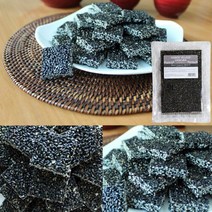 한옥마을한과 땅콩강정 1kg/간식 한과 견과 강정, 한옥마을한과 흑임자강정 1kg/간