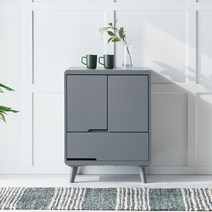 새싹가구 클릭 낮은 주방 400 600 미니 도어장 틈새장 렌지대 밥솥수납 6컬러, 02-스몰 600 수납장, 올그레이