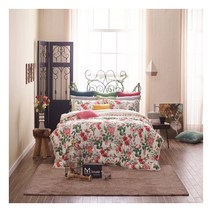 [마마인하우스BY박홍근] [마마인하우스by박홍근][K] 눈꽃 레이스 광목 침구 풀세트, 색상:레드