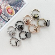 헤세드 DIY) 20mm 오링 솔트레지 금속고리 - 볼록형 (2개), 엔틱