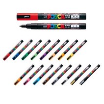 미쯔비시 유니 포스카 1M 3M 5M 8K PC-1M/PC-3M/PC-5M/PC-8K 겹쳐쓰기펜 수성잉크데코펜, PC-3M오렌지
