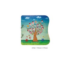 우드앨범 만들기.색지청, 10매, 하트나무