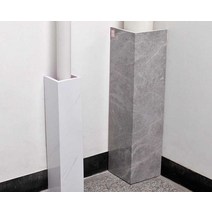 도시가스배관커버 구멍커버 숨김 pvc 쫄대 마감 코너, 경옥3호L모양10x10cm1.2m