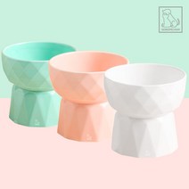 고놈참 강아지 다이아 도자기 식기, 퓨어 화이트