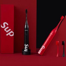 아이요 패션 음파전동칫솔 Sup 커플 세트, 레드+블랙