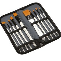 특수분장 재료 분장사 흉터 메이크업 수성 얼굴 바디 페인팅 키트 pinturas maquillaje Pintura 체식 크리스마스 할로윈 키즈 페이스 페인트 스페셜, [16] brush