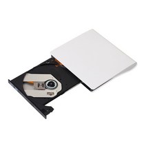 외장CD롬 외부 Bluray 드라이브 usb 3.0 광학 드라이브 버너 블루 레이 dvd rw, 하얀