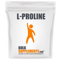 해외 BulkSupplements L Proline 프롤린 아미노산 2000mg