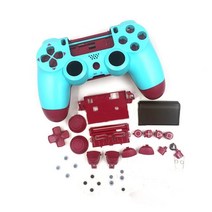 케이스 커버 보호 하우징 쉘 소니 플레이 스테이션 4 ps4 게임 컨트롤러 게임 패드 핸들 버튼 세트 수리 부품 키트 브랜드 호환
