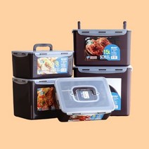 김장 김치보관 김치통, 1개, 초코 김치통(15L)