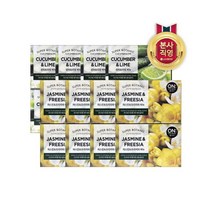 [LG생활건강] 온더바디 슈퍼보타닉 비누 80g 4입 x 4개 (총 16개) (자스민/오이, 선택:오이라임
