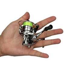 소형전동릴 fishing reel 미니 100 스피닝 잉어 낚시 릴 베이트 캐스팅 휠 4.3:1 작은 겨울 얼음 낚시 릴 금속 바디 최대 드래그 파워 5kg, 없음, 한개옵션0
