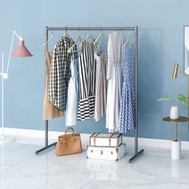 경사 옷걸이 침실 내 옷걸이 홀수형 간이 옷걸이 북-102329, YMJ-53 길이150높이160나노골드