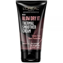 로레알 파리 어드밴스드 헤어 블로우 드라이 잇 써멀 스무더 크림 144.6g(5.1온스)