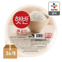 햇반 큰 공기 300g x 36개