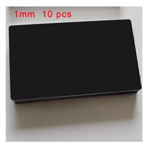 알미늄판 알루미늄 두께 Uxcell-빈 금속 명함 DIY 레이저 인쇄용 1mm 알루마이트 플레이트 10 개, [01] Red, [06] 100X60X1mm