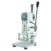 스템핑기계 수동 로고 각인 엠보싱 상표 가죽 각인기 불박기 폰트 프레스기, 기계식 버전 트럼펫