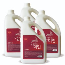향기나는 미인 린스 4000g x 4개 1BOX 대용량 리필용 업소용