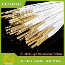 3D 프린터 부품 LERDGE NTC 100K B3950 서미스터 고온 필라멘트 저항 센서 300 도 핫 엔드 키트, 02 XH 2.54 2M 1PCS
