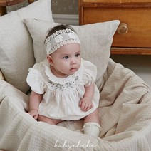 하이바이베베 루나 꽃자수 슈트 베이비슈트 여름아기슈트 특별한날 여름베베룩 아기옷