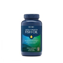 지엔씨 GNC 트리플 스트렝스 피쉬 오일 EPA DHA 1000mg 120정 오메가3 x 1개