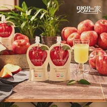 [내일도착]산지애 사과원액주스 60팩 / 사과즙 100% 착즙 NFC, 없음