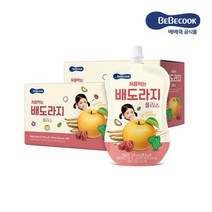 베베쿡 처음 먹는 배도라지플러스 2박스 120ml x 40팩, 배도라지, 2400ml, 2개