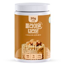 플라이밀 단백질 쉐이크 브라운 미숫가루맛 대용량, 630g, 1개