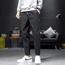 허리 밴딩 청소년 편한 면바지 면바지코디 남자바지