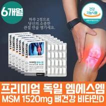 약 6개월 엠에스엔 MSN 손관절 어른들 영양제 뼈 관절 40대 50대 60대 지용성 햇빛 필수 비타민 바이타민 D 허리필수미네랄 식이유황 복용법 지용성 명품 엠에스엠 msm sms 유항