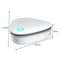차량용공기청정기 미니공기청정기 자동차공기청정기 스마트 냉장고 freshen aircleaner 휴대용 오존 음이온 발생기 usb 충전식 주방 자동 홈 명확한 냄새, 1과 같이