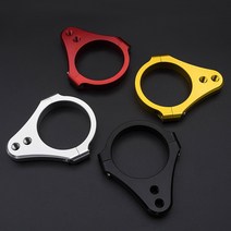 3154mm 범용 스티어링 댐퍼 브래킷 포크 클램프 지원 홀더 바이크 오토바이 레이싱 거리 ATV 전기 스쿠터 킥보드, [09] Black 43mm