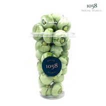 1058베이킹스튜디오 수제 와사비 머랭쿠키/답례품/선물/어린이, 와사비 머랭쿠키, 1개