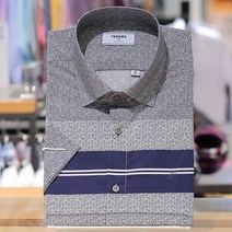 [AK PLAZA] 레노마셔츠멀티블록호리존탈슬림반소매RJUSL1340NY