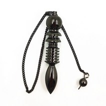 펜듈럼 펜던트 원석 목걸이 Brsaa 금속 콘 진자 시계는 방사능 마녀 펜던트를 dowsing 용 100 순수 구리 진자로 만들어집니다.