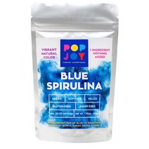 팝조이 100% 블루 스피루리나 파우더 50g Spirulina 건강 유산균 영양제